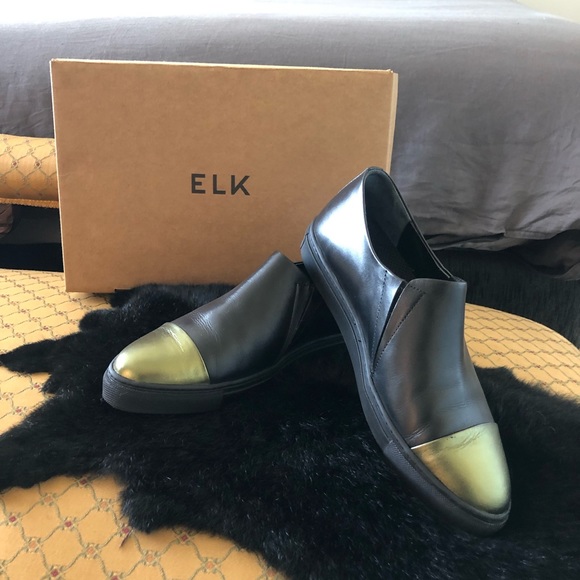 Elk Shoes - Elk Tocka Leather Sneaker Sz 39- this season!